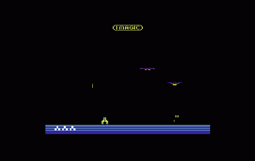 Demon Attack title screen for Vic-20